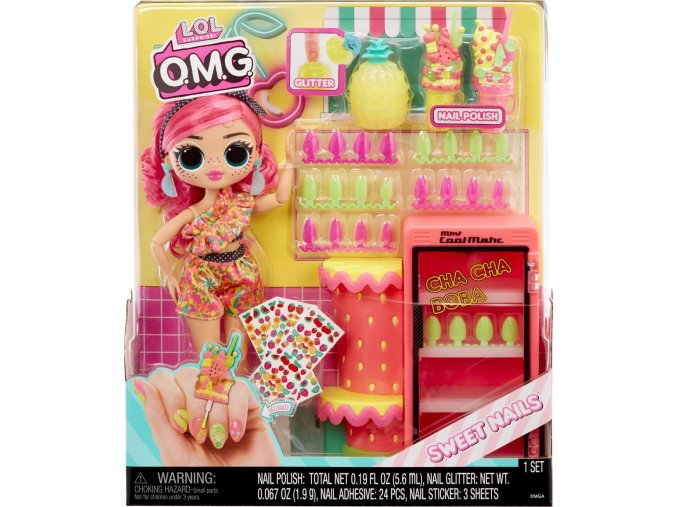 L.O.L. Surprise! OMG Nehtové studio s panenkou Pinky Pops Fruit Shop