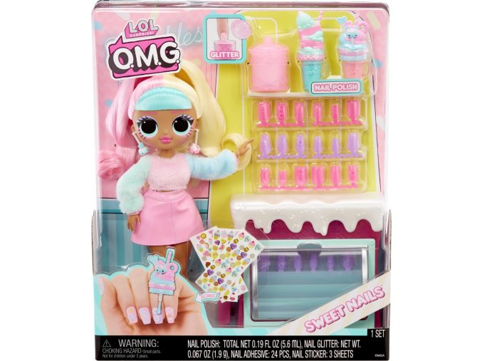 L.O.L. Surprise! OMG Nehtové studio s panenkou Candylicious Sprinkles Shop