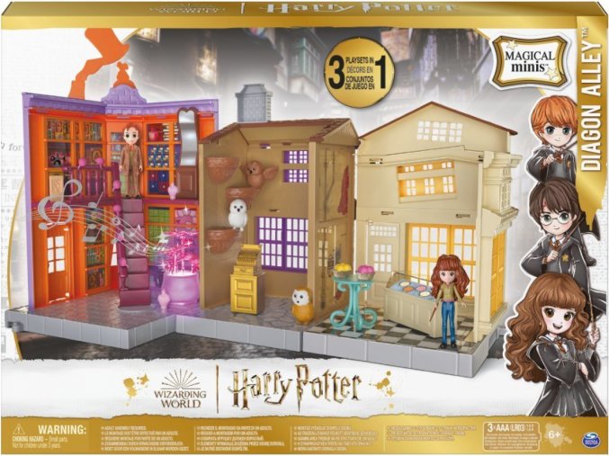 Harry Potter Hrací sada Příčná ulice s figurkami