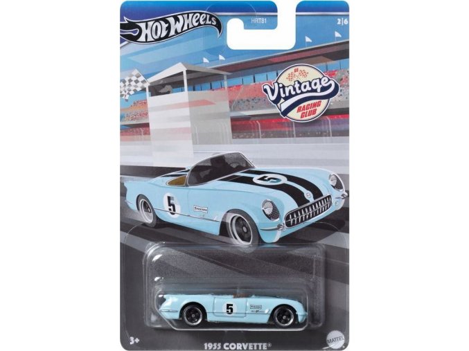 Hot Wheels® VINTAGE RACING CLUB 1955 Corvette 2/6