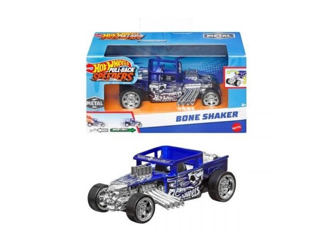 hot wheels pull back speeders auticko bone shaker 1