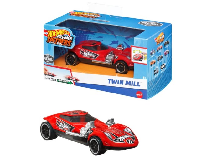 hot wheels pull back speeders auticko twin mill 1