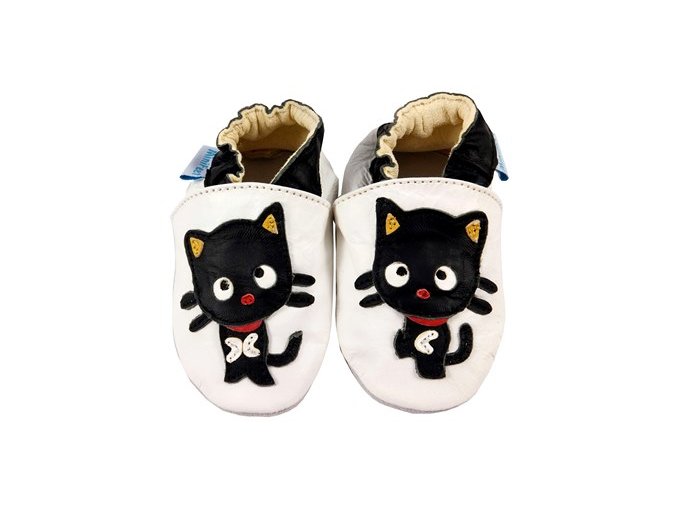 MiniFeet capáčky kočička Meow bílé