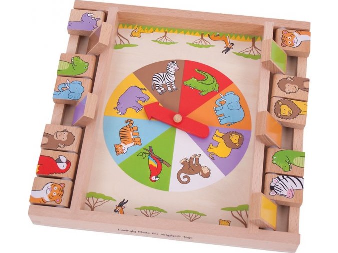 Bigjigs Toys Ruleta se zvířátky