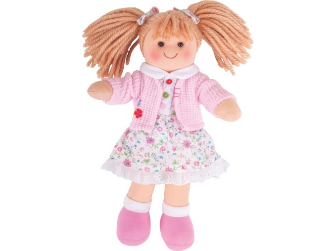 BIGJIGS BIGJIGS TOYS Panenka látková Poppy 28 cm