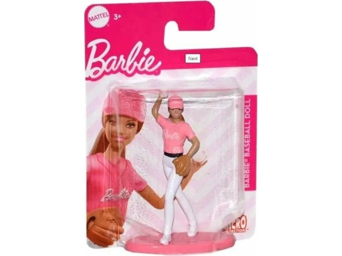 barbie micro baseballistka 7 cm 1