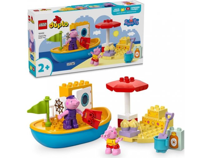 LEGO® DUPLO® 10432 Prasátko Peppa a výlet na loďce