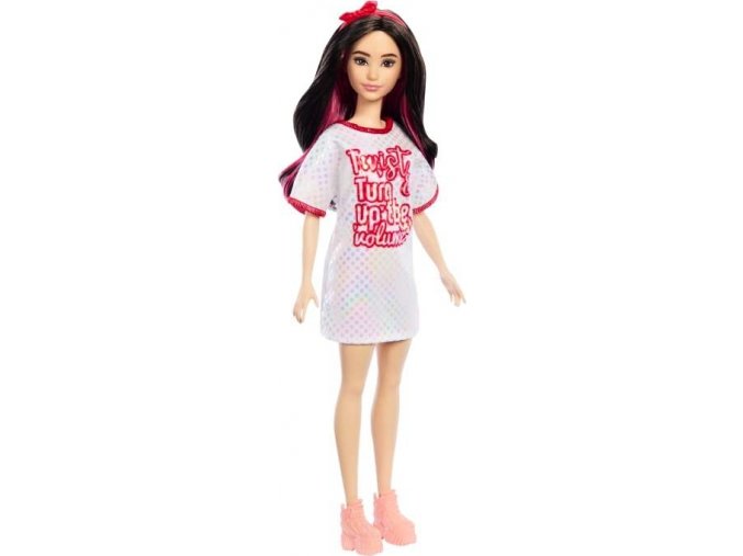Barbie® Modelka 214 s černými vlasy Twist 'n Turn look