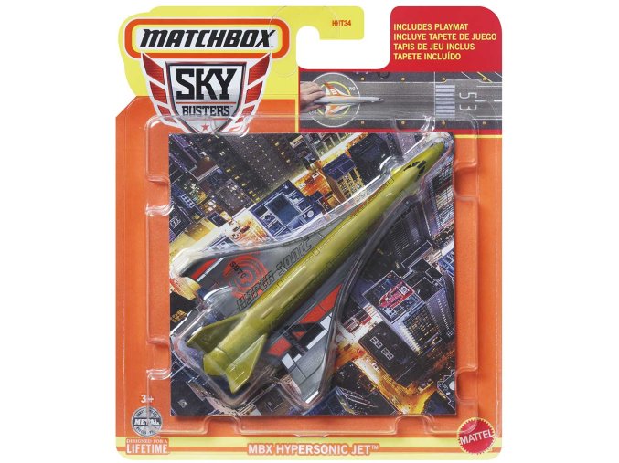 matchbox skybusters kovovy model mbx hypersonic jet 1