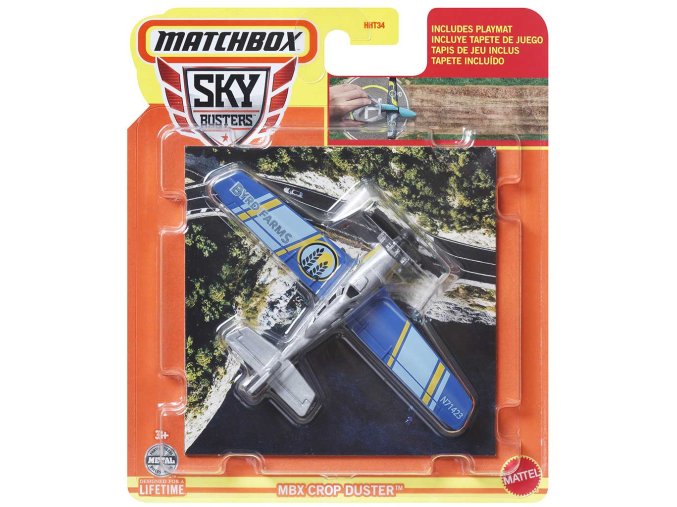 matchbox skybusters kovovy model mbx crop duster 1