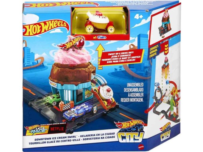Hot Wheels City Centrum města zmrzlinárna