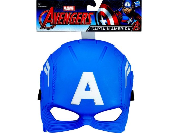 Avengers hrdinská maska CAPTAIN AMERICA tmavě modrá