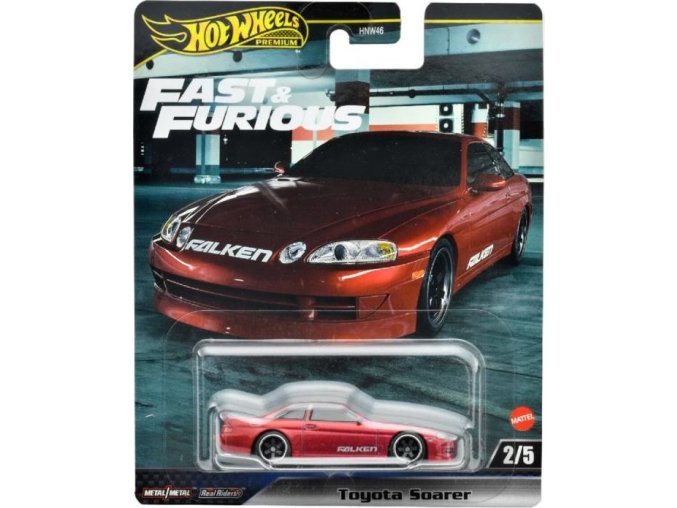 Hot Wheels Premium Rychle a zběsile TOYOTA SOARER 2/5