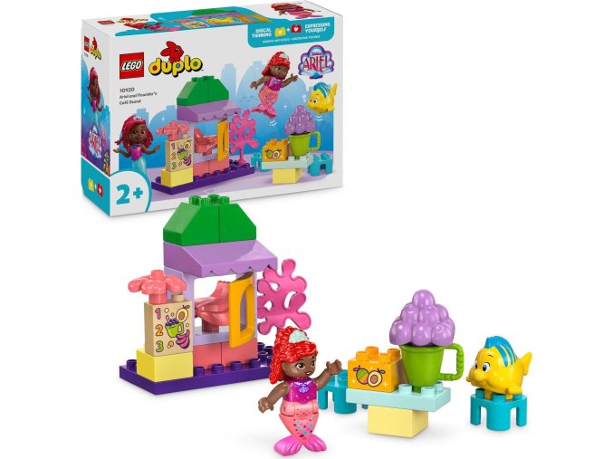 LEGO® DUPLO® Disney 10420 Ariel a Šupinka – stánek s kávou