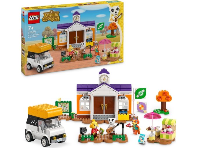 LEGO® Animal Crossing™ 77052 K.K. a koncert na náměstí