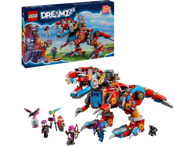LEGO® DREAMZzz™ 71484 Cooper a jeho robotický dinosaurus C-rex