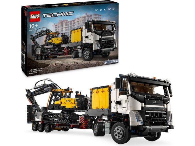 LEGO® Technic 42175 Nákladní auto Volvo FMX a elektrický bagr Volvo EC230