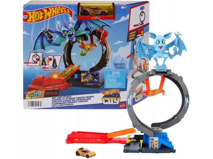 hot wheels set city bat loop attack s 1 autickem 1