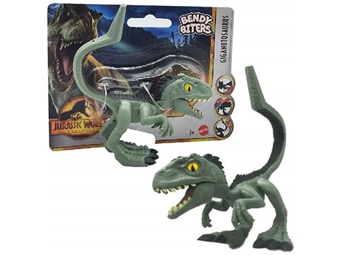 Jurský svět BENDY BITERS Giganotosaurus ohebná figurka