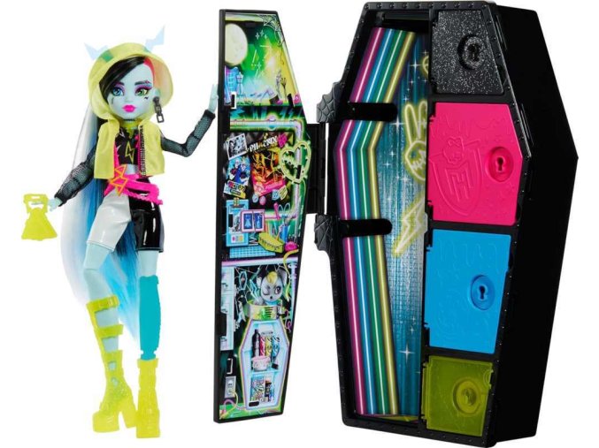Monster High Skulltimate Secrets FRANKIE STEIN neonová