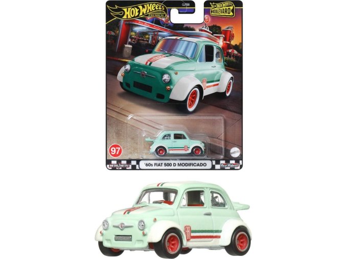 Hot Wheels BOULEVARD '60s FIAT 500 D MODIFICADO