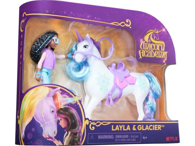 UNICORN ACADEMY Figurky 11 CM Layla a Glacier