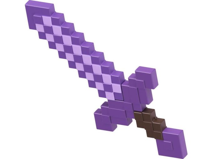 MINECRAFT Očarovaný meč fialový