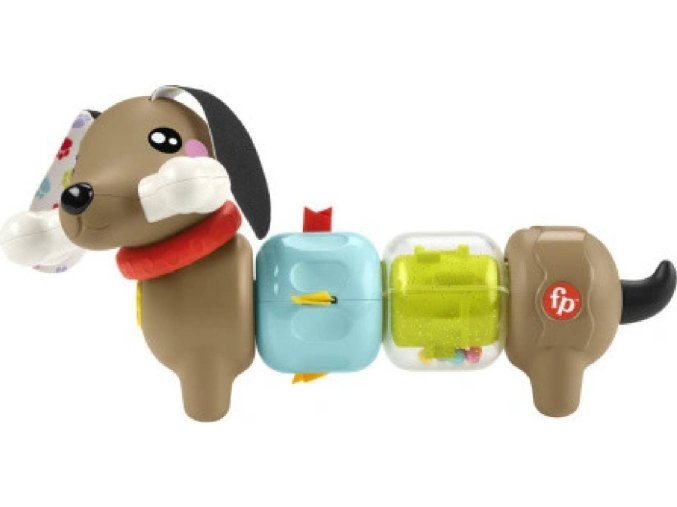 Fisher-Price® Chrastící a klapající jezevčík