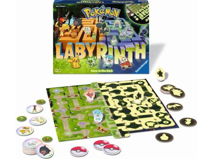 Ravensburger 22839 Labyrinth Pokémon Noční edice