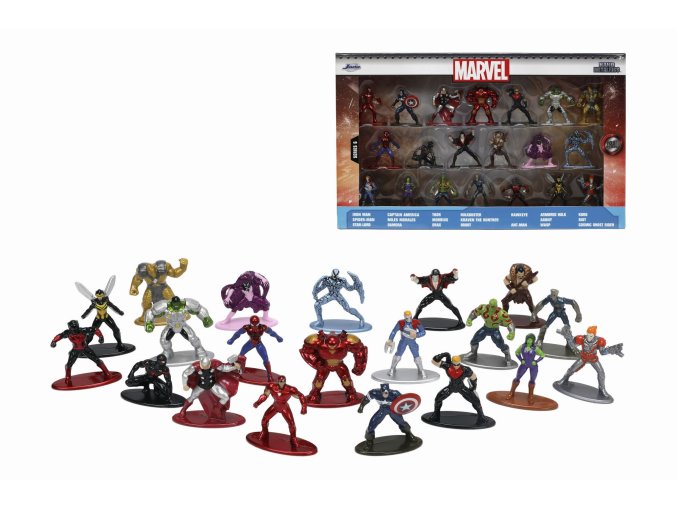 Marvel Kovové sběratelské nanofigurky 20 ks, wave 6