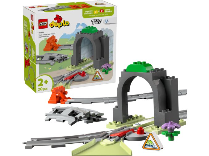LEGO® DUPLO® 10425 Železniční tunel a koleje – rozšiřující sada