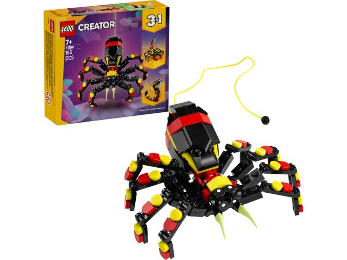 LEGO® Creator 3 v 1 31159 Divoká zvířata: Překvapivý pavouk