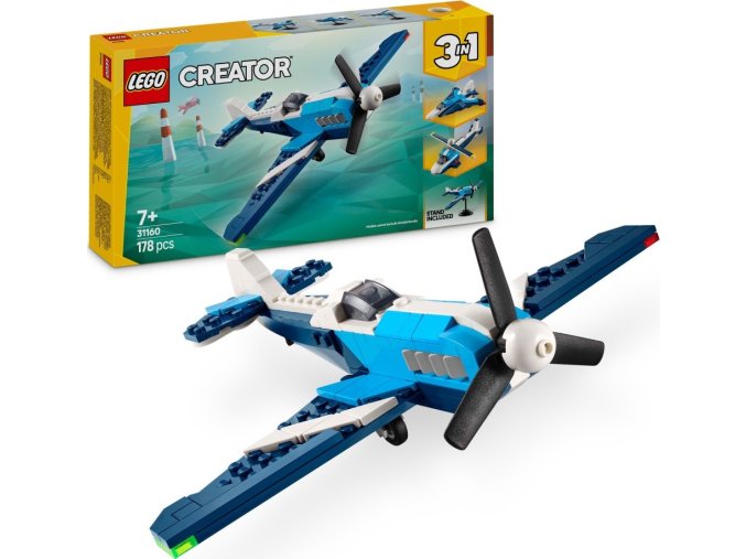 LEGO® Creator 3 v 1 31160 Závodní letadlo