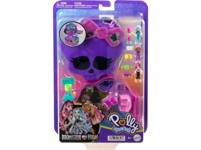 Polly Pocket Monster High Hrací set se třemi panenkami s doplňky