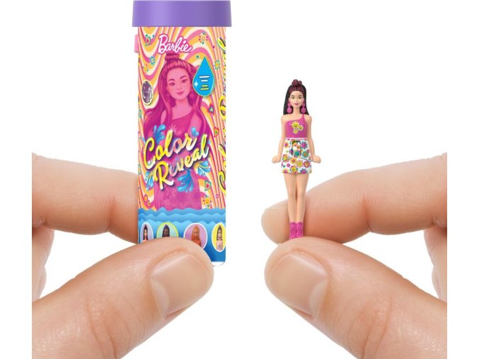 Barbie panenka mini BARBIELAND COLOR REVEAL 4 cm