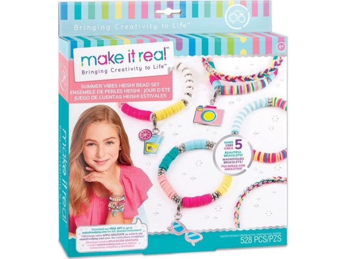 Make It Real Sada pro výrobu náramků - léto