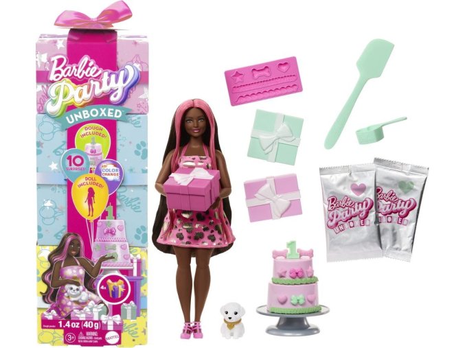 Barbie Party Reveal Barbie Růžová