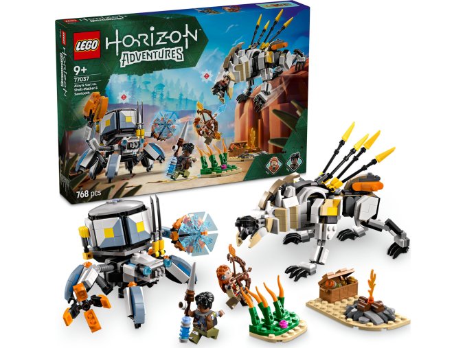 LEGO® Horizon Adventures™ 77037 Aloy a Varl vs. Shell-Walker a Sawtooth