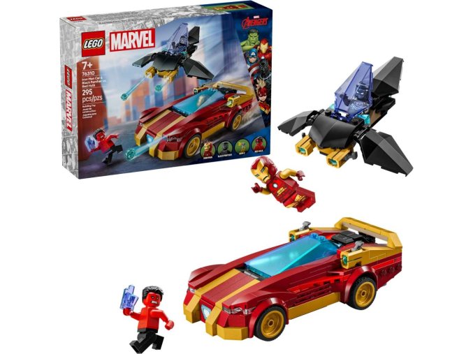 LEGO® Marvel 76310 Iron Manovo auto a Black Panther vs. Red Hulk