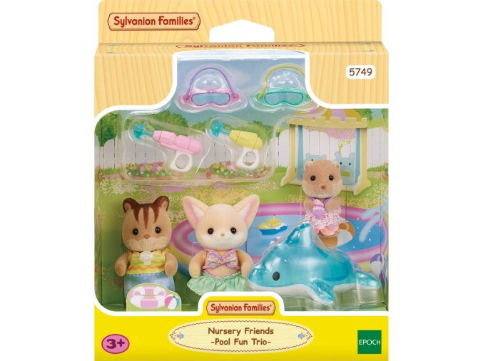 Sylvanian Families 5749 Zábava u bazénu Baby Trio