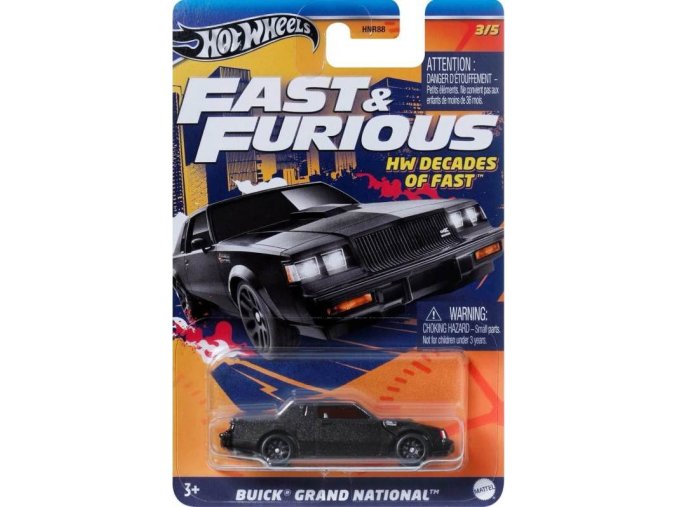 Hot Wheels Fast & Furious autíčko HW DECADES OF FAST Buick Grand National