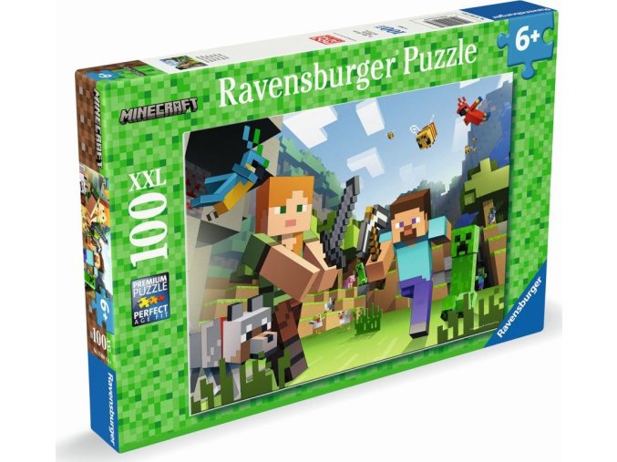 Minecraft puzzle100 dílků
