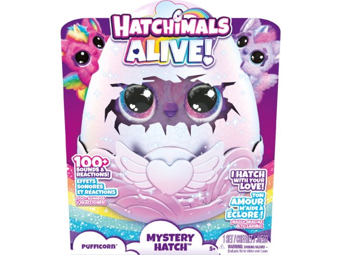 Hatchimals líhnoucí se interaktivní zvířátko jednorožec