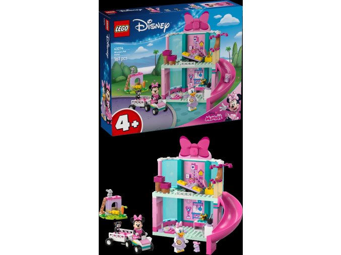 LEGO® │ Disney 43274 Minnie a hotel pro domácí mazlíčky