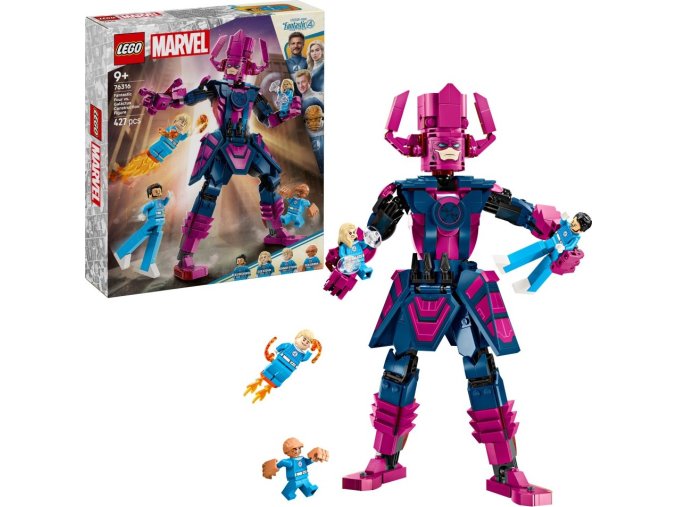 LEGO® Marvel 76316 Fantastická čtyřka vs. sestavitelná figurka Galactuse