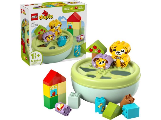 LEGO® DUPLO® 10441 Třídění tvarů: Domeček pro štěňátka