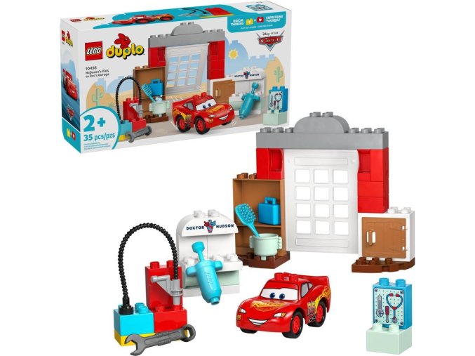 LEGO® DUPLO® ǀ Disney 10456 McQueen a návštěva v garáži doktora Hudsona