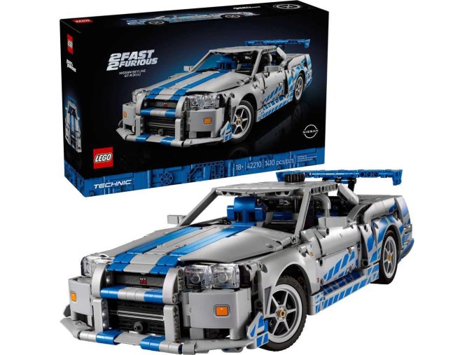 LEGO® TECHNIC 42210 2 Fast 2 Furious Auto Nissan Skyline GT-R (R34)