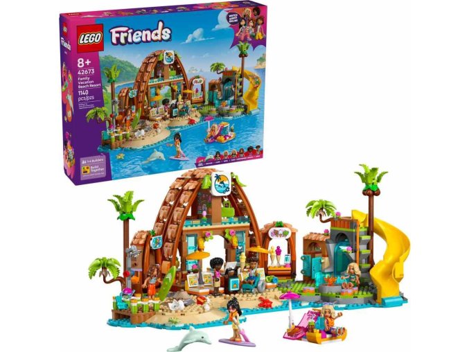 LEGO® Friends 42673 Rodinná dovolená u pláže