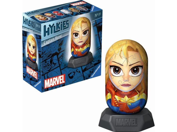 Puzzle 3D Hylkies Marvel figurka Captain Marvel